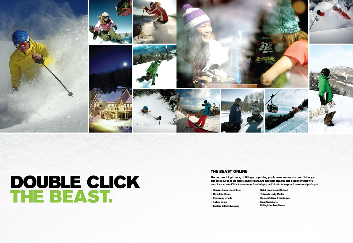Double click the Beast — online spread