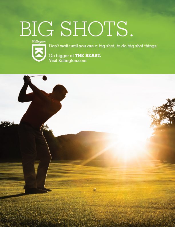 'Big Shots.' — The Beast is Bigger, sunset golf