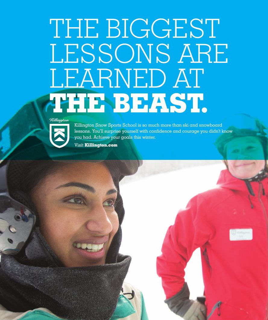 'The biggest lessons are learned at the Beast.' — snow sports school
