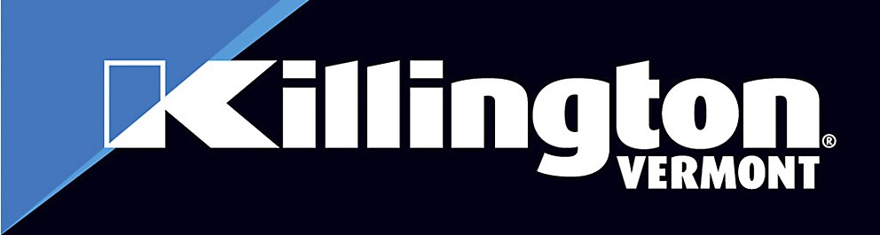 Old Killington blue-ray wordmark, by Sterling