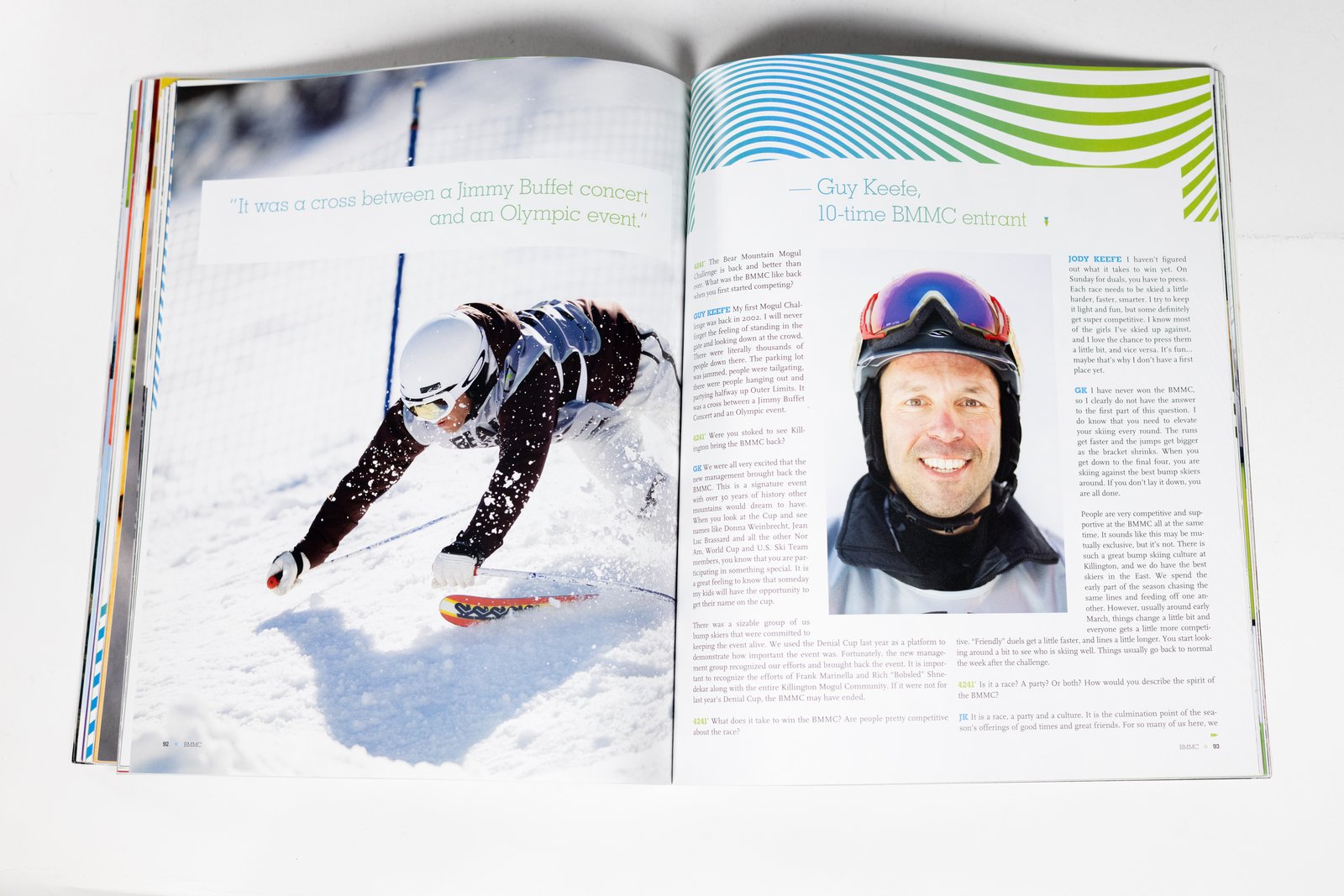 4241 Magazine spread — racing feature