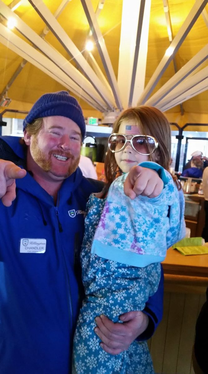 The King poses with a young fan
