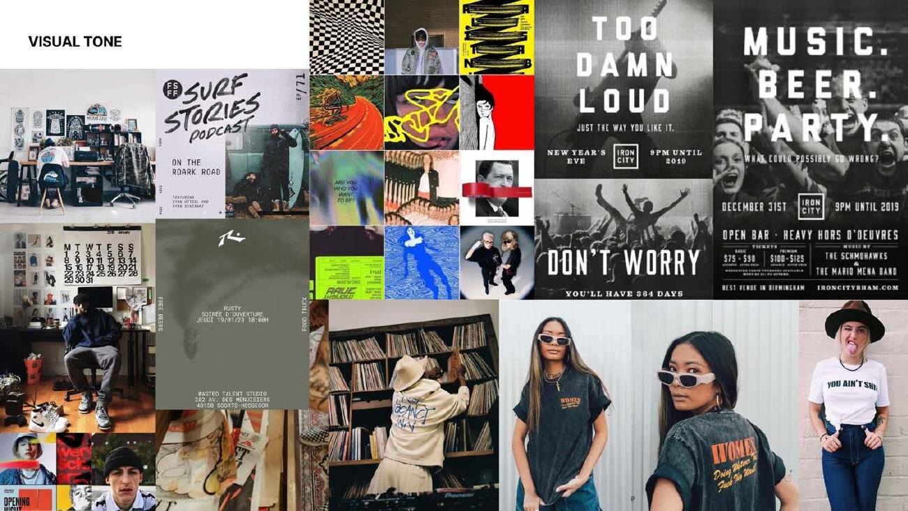 Woodward visual tone — posters and expression